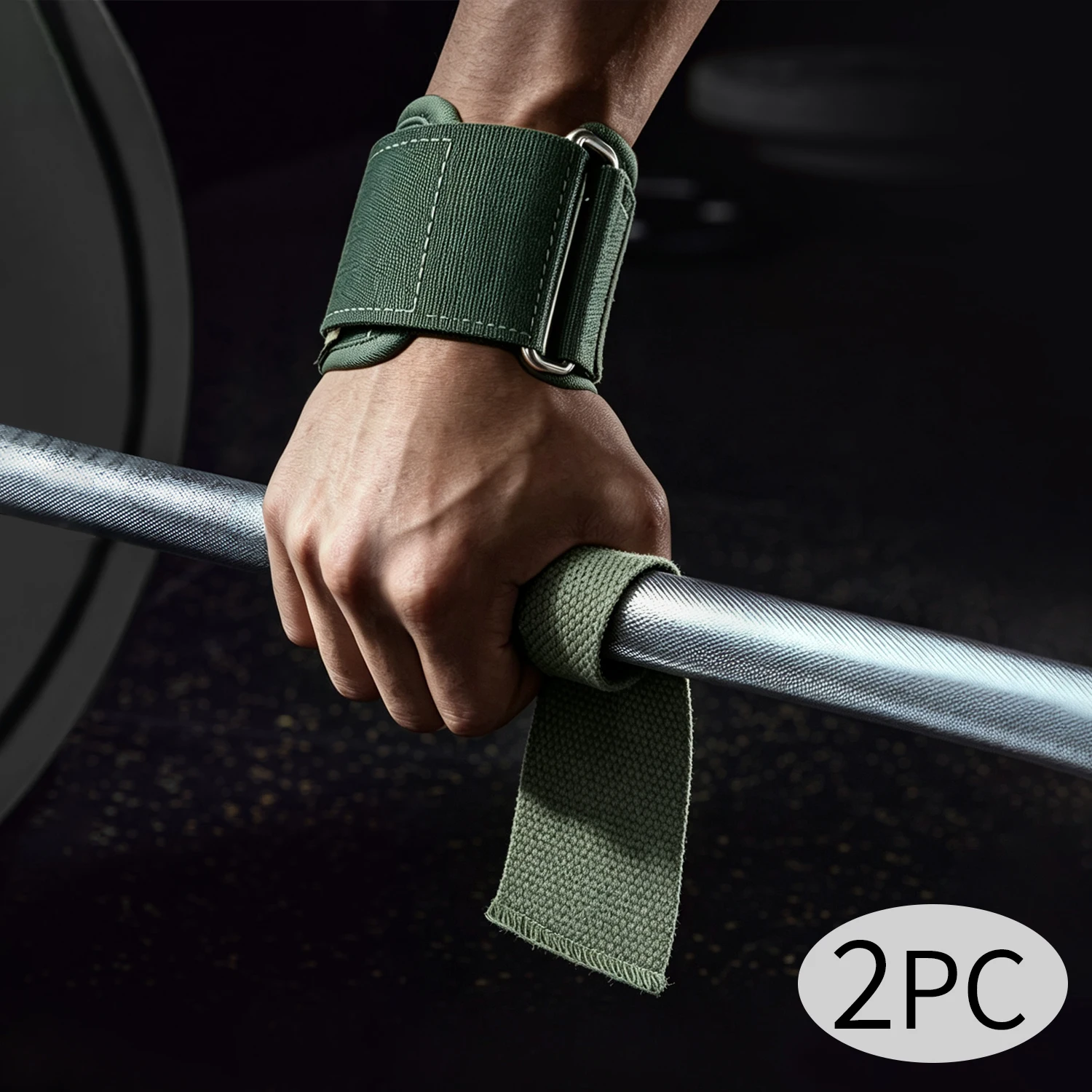 Crossfit Workout Gear - Weightlifting Straps 2pcs Wrist Straps Gym