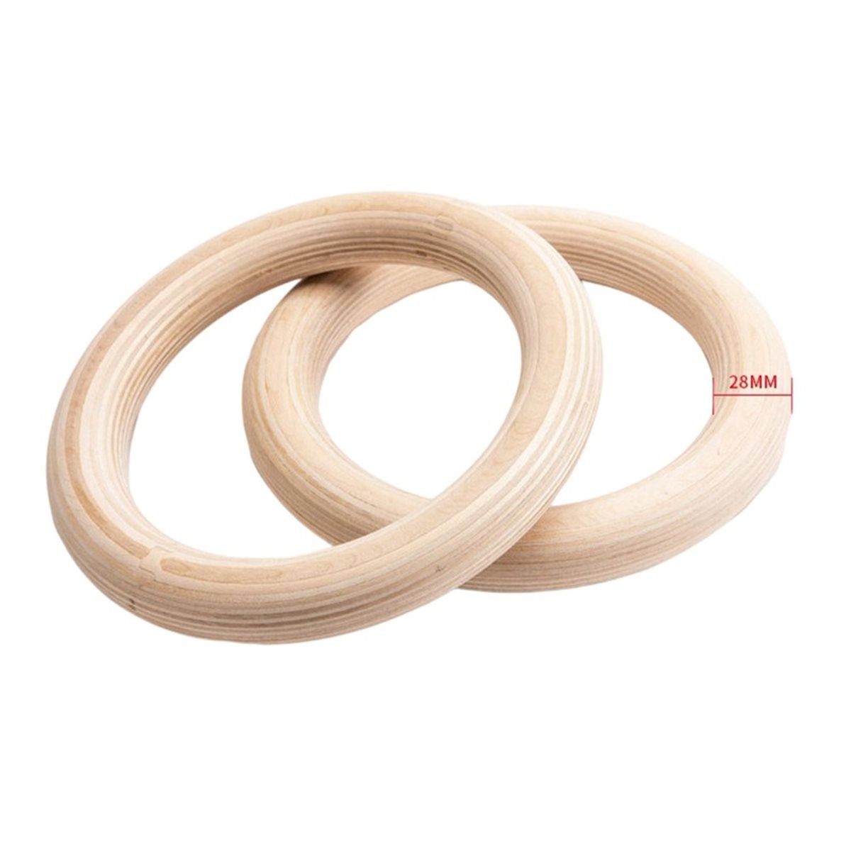 Summer sale  2Pcs Wooden Porta - đánh giá và giá Gymnastic Ring Wood