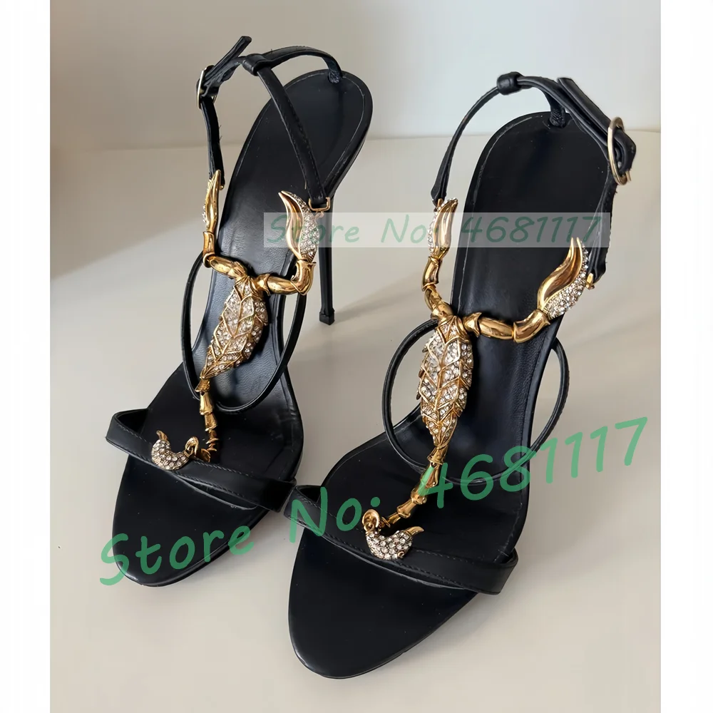 Black Leather Sandals With Gol - đánh giá và giá Crossfit Ladies