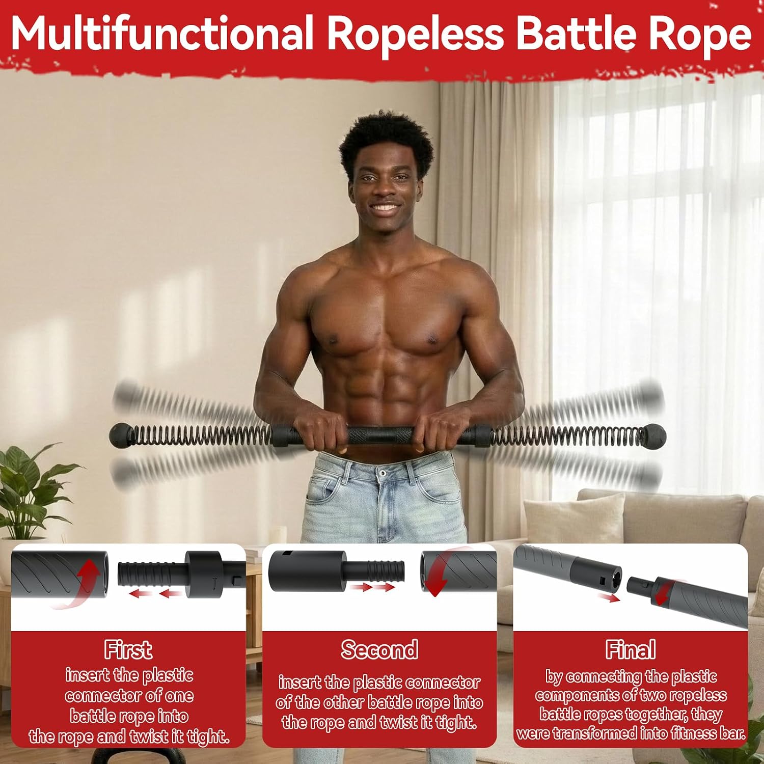2-in-1 Upgraded Cordless Battl - đánh giá và giá Crossfit Gym