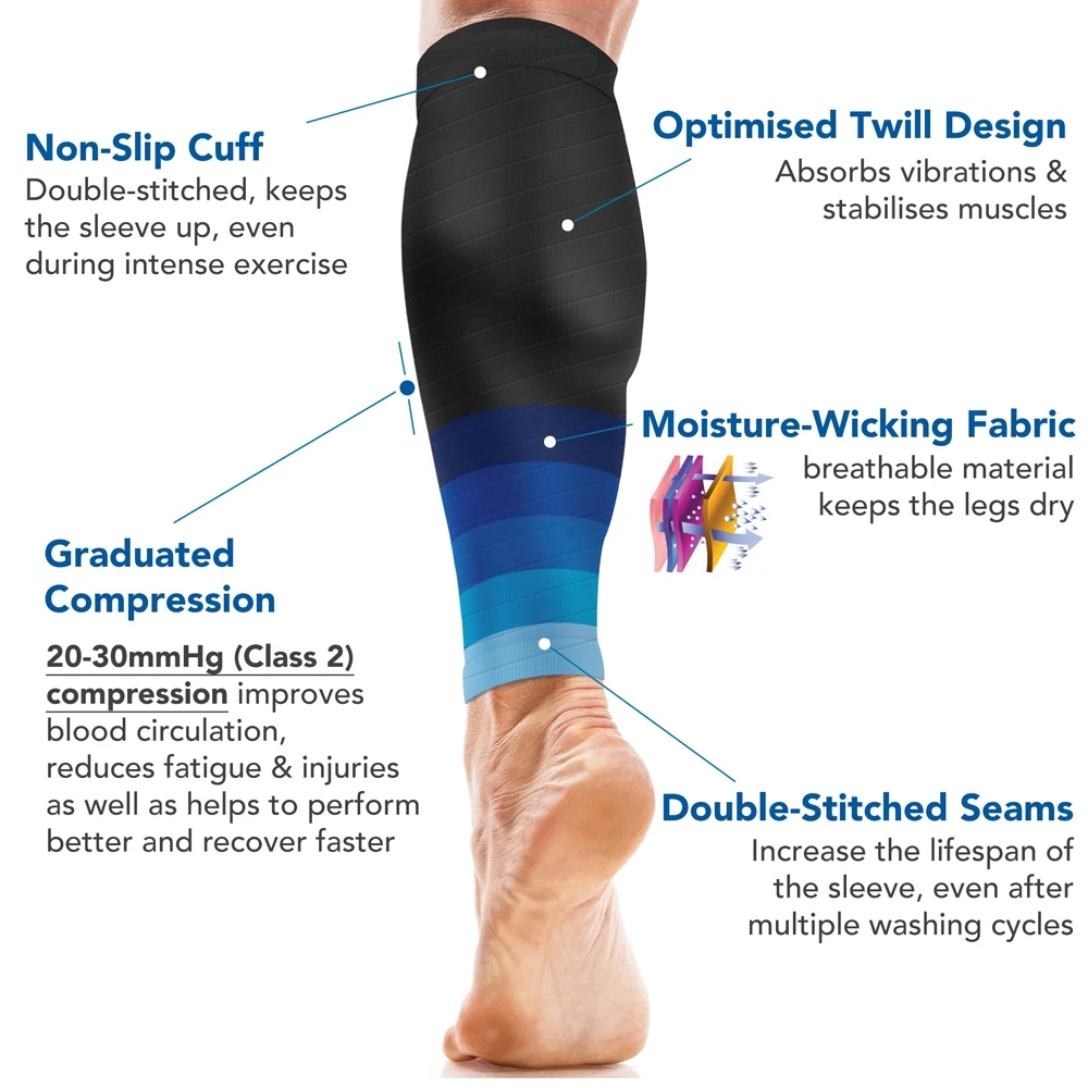 1Pair Calf Compression Sleeve  - đánh giá và giá Knee Sleeve Pair