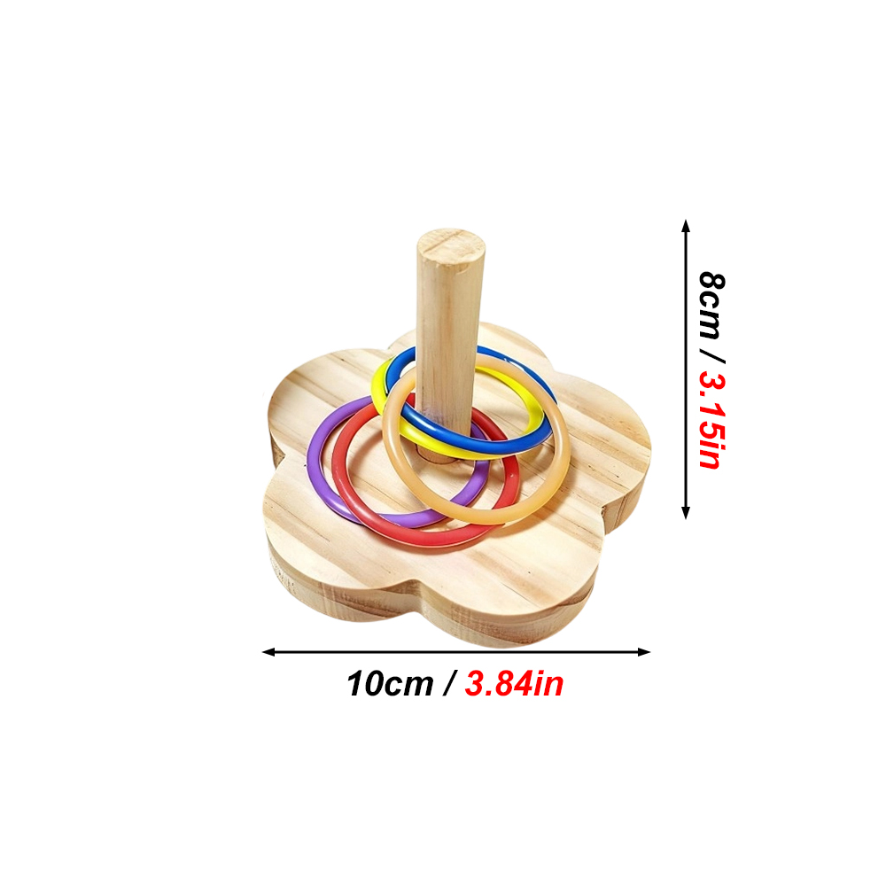 1PC Wooden Parrot Intelligence - đánh giá và giá Gymnastic Ring Wood